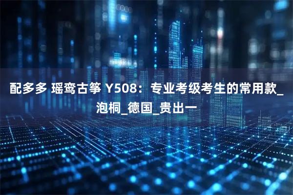 配多多 瑶鸾古筝 Y508：专业考级考生的常用款_泡桐_德国_贵出一