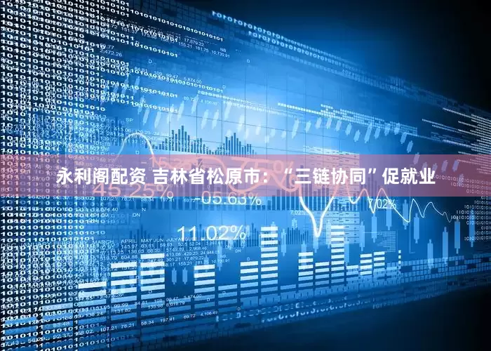 永利阁配资 吉林省松原市：“三链协同”促就业