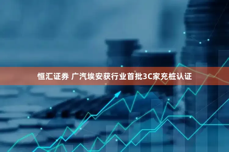 恒汇证券 广汽埃安获行业首批3C家充桩认证
