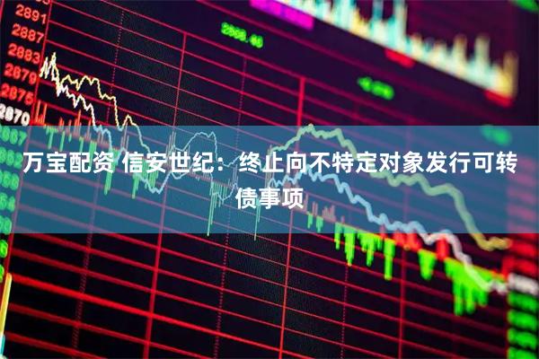 万宝配资 信安世纪：终止向不特定对象发行可转债事项